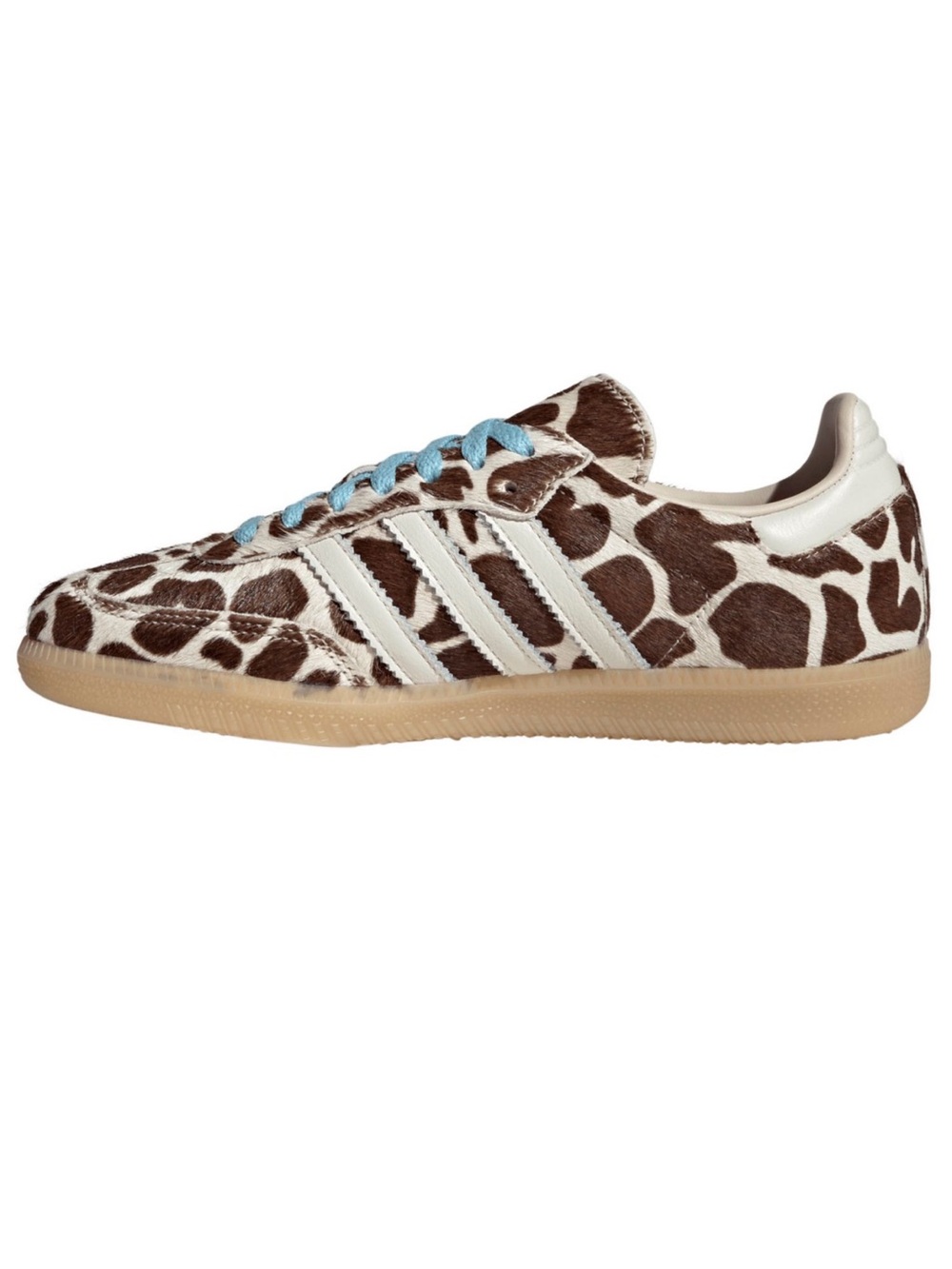 New NIB Women’s adidas Sama OG Brown Cow Giraffe Print Sneakers Sz 10 - Picture 4 of 11